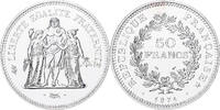 France 50 Francs 1974 Paris Hercule, Paris, Silver, Gadoury:882 STGL 98.11 US$  +  28.86 US$ shipping