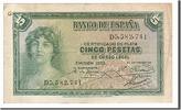 Spain 5 Pesetas Banknote -