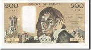 France 500 Francs Banknote, 500 F 1968-1993 ''Pascal'', 1977-11-03 -