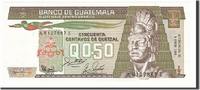 Guatemala 1/2 Quetzal Banknote, 1988-01-06 -