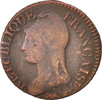 France 5 Centimes Coin, Dupré, Geneva, Bronze, KM:640.6 -
