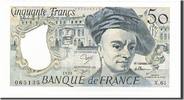 France 50 Francs Banknote, 50 F 1976-1992 ''Quentin de La Tour'' -