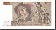 France 100 Francs Banknote, 100 F 1978-1995 ''Delacroix'' -