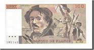 France 100 Francs Banknote, 100 F 1978-1995 ''Delacroix'' -