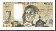 France 500 Francs Banknote, 500 F 1968-1993 ''Pascal'', 1991-10-03 -