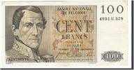 Belgium 100 Francs Banknote, 1954-02-25 -