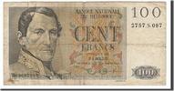Belgium 100 Francs Banknote, 1953-03-24 -