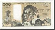 France 500 Francs Banknote, 500 F 1968-1993 ''Pascal'', 1986-02-06 -