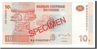 Congo Democratic Republic 10 Francs Banknote, 2003-06-30 -