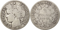 France 2 Francs Coin, Cérès, Paris, Silver, KM:817.1 -