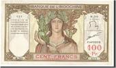 Tahiti 100 Francs Banknote, Undated, KM:14d -