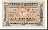 France 1 Franc Banknote, Pirot:124-12, Troyes -