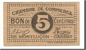 France 5 Centimes Banknote, Pirot:84-66, Montluçon -