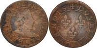 France Double Tournois Paris Coin, Undated, Paris, Copper, Sombart:4068 S 38.66 US$  +  29.33 US$ shipping