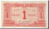 France 1 Franc Banknote, Pirot:2-3, Agen -
