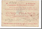 France 5 Francs Banknote, Pirot:59-147, Aubigny-au-Bac -