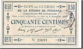 France 50 Centimes Banknote, Pirot:80-413, Peronne -