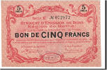 France 5 Francs Banknote, Pirot:08-180, Rethel -