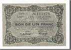 France 1 Franc Banknote, Pirot:08-156, Poix-Terron -