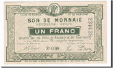 France 1 Franc Banknote, Pirot:59-2058, Roubaix et Tourcoing -