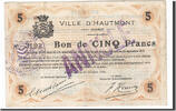 France 5 Francs Banknote, Pirot:59-1291, Hautmont -