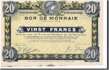France 20 Francs Banknote, Pirot:59-2094, Roubaix et Tourcoing -