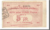 France 5 Francs Banknote, Pirot:59-37, Aniche -