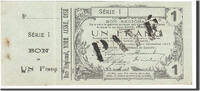 France 1 Franc Banknote, Pirot:59-1133, Fourmies -
