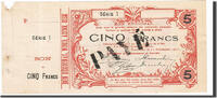 France 5 Francs Banknote, Pirot:59-1135, Fourmies -