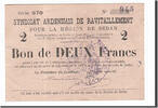 France 2 Francs Banknote, Pirot:08-298, Sedan -