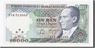 Turkey 10,000 Lira Banknote, 1970-01-14, KM:199 -
