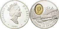 Canada 20 Dollars Coin, Elizabeth II, Royal Canadian Mint, Ottawa -