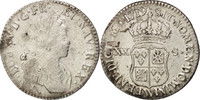 France 20 Sols, 1/6 ECU Coin, Louis XV, 1/6 Écu (XX – S) de France-Navarre -