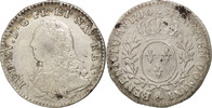 France 12 Sols, 1/10 ECU Coin, Louis XV, 1/10 Écu aux branches d'olivier -