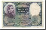 Spain 50 Pesetas Banknote, 1931-04-25, KM:82 -