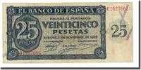 Spain 25 Pesetas Banknote, 1936-11-21, KM:99a -
