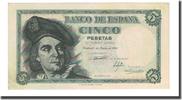 Spain 5 Pesetas Banknote, 1948-03-05, KM:136a -