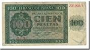 Spain 100 Pesetas Banknote, 1936-11-21, KM:101a -
