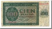 Spain 100 Pesetas Banknote, 1936-11-21, KM:101a -