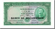 Mozambique 100 Escudos Banknote, 1961-03-27, KM:117a -