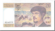 France 20 Francs Debussy, Fayette:66.7, KM:151a -