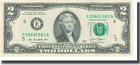 United States Two Dollars Banknote -