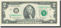 United States Two Dollars Banknote, WASHINGTON -