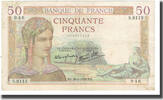 50 Francs 1938 Frankreich 1938-04-28, S+, Fayette:18.12, KM:85b S+