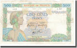 France 500 Francs La Paix, 1940-05-16, Fayette:32.02, KM:95a -