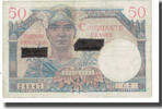 France 50 Francs 1947, FAUSSE SURCHARGE, Fayette:VF 31.1 -