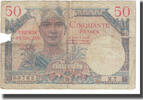 France 50 Francs 1947 French Treasury, 1947, Fayette:VF31.1 -