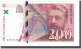 France 200 Francs Eiffel, BRUNEEL, BONARDIN, VIGIER -