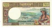 Tahiti 100 Francs Banknote, KM:23 -