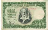 Spain 1000 Pesetas Banknote, 1951-12-31, KM:143a -